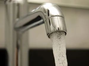 hard water on faucet